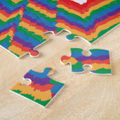 Gelijkheid, liefde en respect Pride Month Legpuzzel (Zijkant)