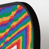 Gelijkheid, liefde en respect Pride Month Pickleball Paddle (Links Detail)