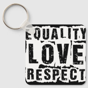 Gelijkheid, liefde en respect Pride Month Sleutelhanger