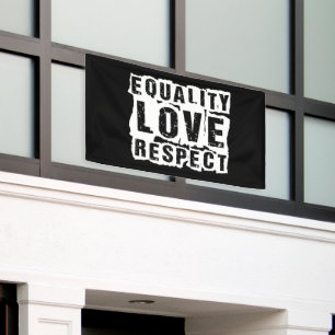 Gelijkheid, liefde en respect Pride Month Spandoek