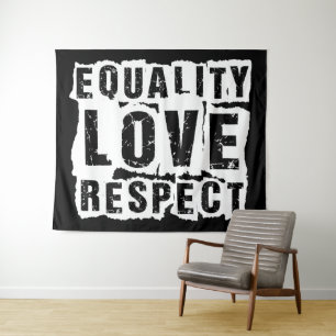 Gelijkheid, liefde en respect Pride Month Wandkleed