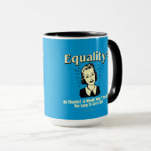 Gelijkheid: Mannen te lang opvangen Mok (Voorkant rechts)