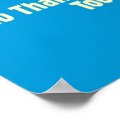 Gelijkheid: Mannen te lang opvangen Poster (Hoek)