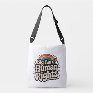 GELIJKHEID MENSENRECHTEN TASJE OVER DE SCHOUDER CROSSBODY TAS