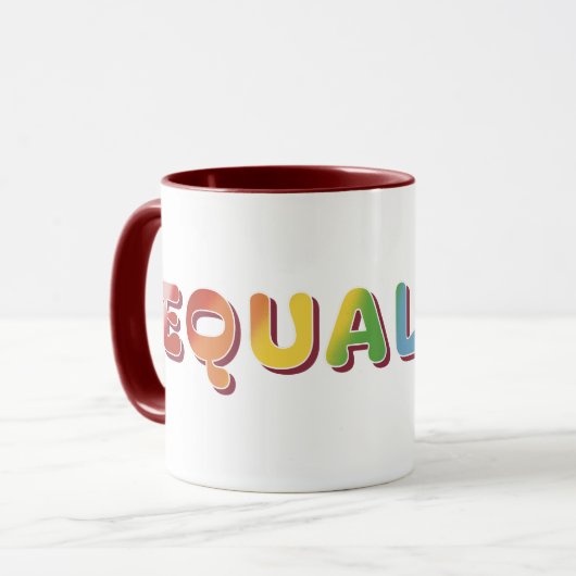 Gelijkheid Mok (Voorkant links)