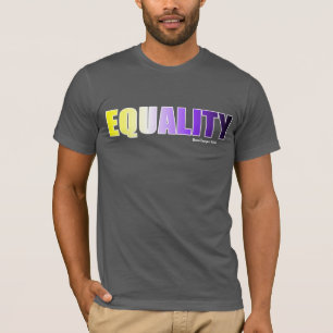 Gelijkheid - niet-bindende vlag - neurodivergerend t-shirt