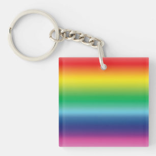 Gelijkheid / pride lgbtq regenboog - acryl sleutel sleutelhanger