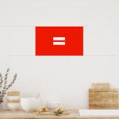 Gelijkheid Pride Vlag Poster (Keuken)