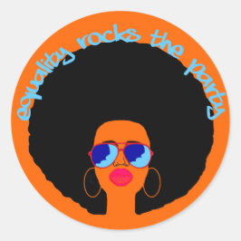 Gelijkheid Ronde Sticker