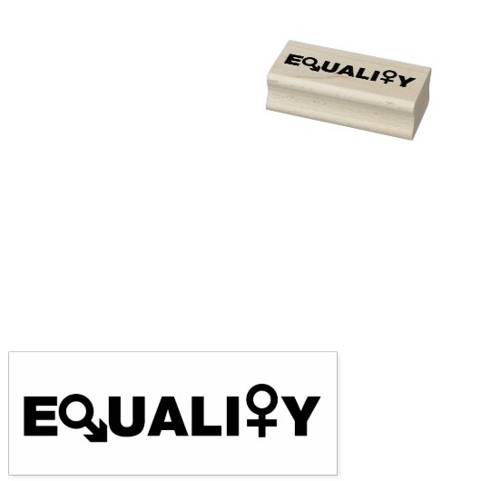 Gelijkheid Rubberstempel (Gestempeld)
