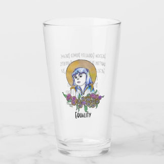 Gelijkheid - Sterk vrouwelijk Collectie Glas