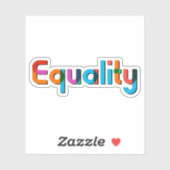 gelijkheid sticker (Vel)