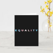 Gelijkheid Subtiele Trans Pride Vlag Transgender R Kaart (Gele Bloem)