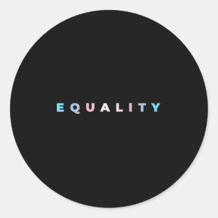 Gelijkheid Subtiele Trans Pride Vlag Transgender R Ronde Sticker