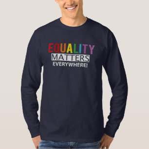 Gelijkheid telt LGBTQ Pride Mars Papa Noveltie T-shirt