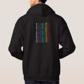 gelijkheid tussen vrouwen en mannen hoodie (Achterkant)