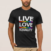 Gelijkheid van levende liefdes t-shirt (Voorkant)