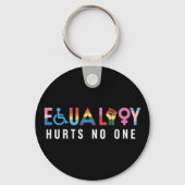 Gelijkheid van LGBT doet niemand kwaad om de mense Sleutelhanger (Voorkant)