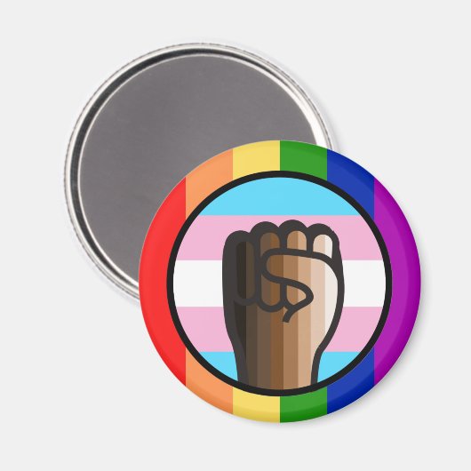 Gelijkheid van onrecht omhelzen magneet (Voorkant / Achterkant)