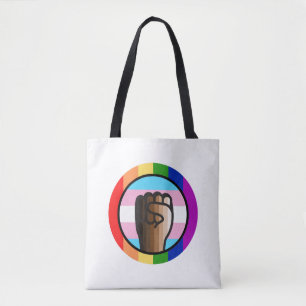 Gelijkheid van onrecht omhelzen tote bag
