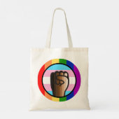 Gelijkheid van onrecht omhelzen tote bag (Achterkant)