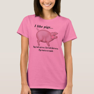 Gelijkheid van varkens t-shirt