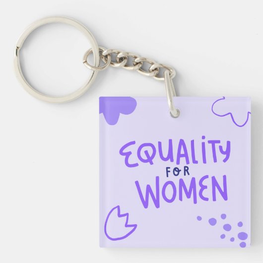 Gelijkheid van vrouwen sleutelhanger (voorkant)