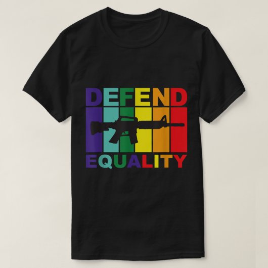 Gelijkheid verdedigen - LGBT - Kay Flag - Assault  T-shirt (Design voorkant)