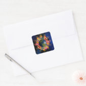 Gelijkheid Vierkante Sticker (Envelop)
