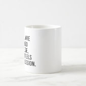 Gelijkheid voelt als onderdrukking koffiemok (Center)