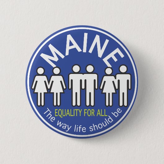 Gelijkheid voor alle Buttonnen Ronde Button 5,7 Cm (Voorkant)