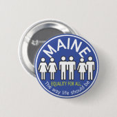 Gelijkheid voor alle Buttonnen Ronde Button 5,7 Cm (Voorkant /achterkant)