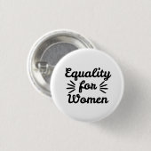 Gelijkheid Voor Vrouwen Vrouwendag Ronde Button 3,2 Cm (Voorkant /achterkant)