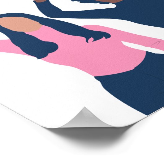 Gelijkheid voor vrouwen Wall Art Print (Hoek)