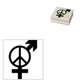 Gelijkheid Vrede Rubberstempel (Gestempeld)