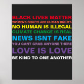 gelijkheid zwart leven is een pride poster (Voorkant)