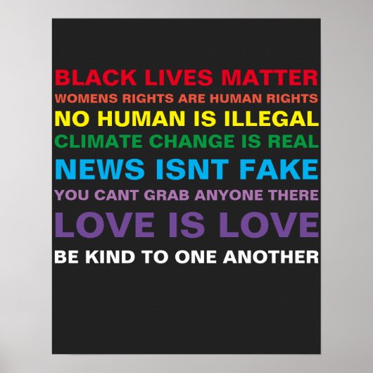 gelijkheid zwart leven is een pride poster (Voorkant)