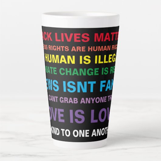 gelijkheid zwart leven is een primordiale mok (Voorkant)