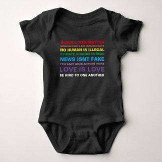 gelijkheid zwarte levens zijn een pride baby shirt