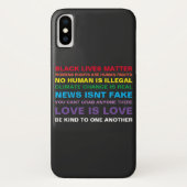 gelijkheid zwarte levens zijn pride iphone x hoesj Case-Mate iPhone case (Achterkant)