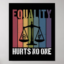 Gelijkheidingshurzen Geen patriottische rechten vo Poster