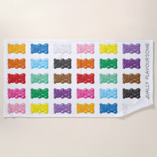 Gelijkheids Gummy Beren Strandlaken