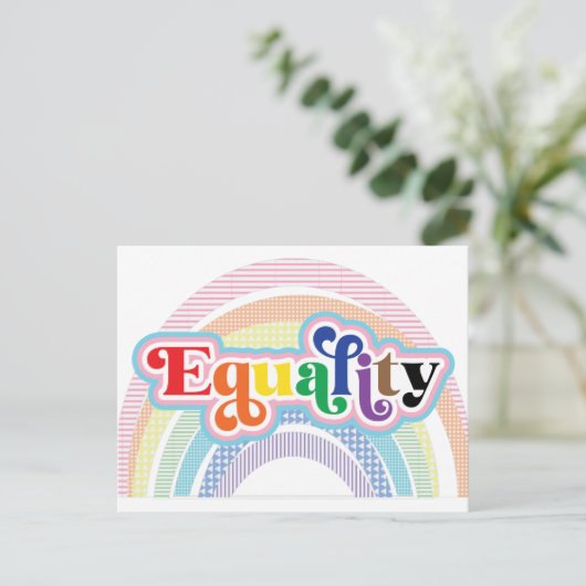 Gelijkheidsprijs Briefkaart (Staand voorkant)