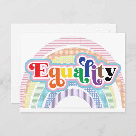 Gelijkheidsprijs Briefkaart (Voorkant / Achterkant)