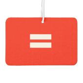 Gelijkheidsvlag Luchtverfrisser (Achterkant)