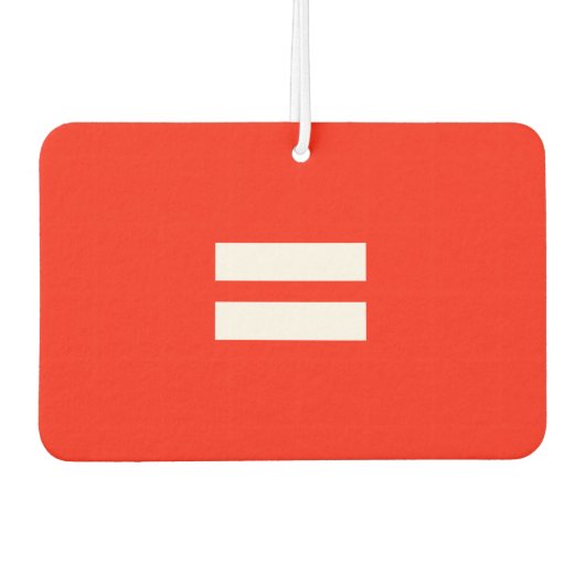 Gelijkheidsvlag Luchtverfrisser (Voorkant)