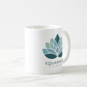 Gelijkmoedigheid Kalmte Lotus Yoga Meditatie Mindf Koffiemok (Voorkant rechts)