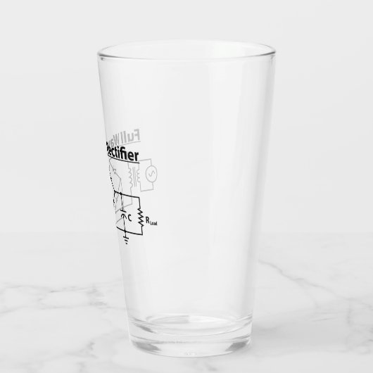gelijkrichterglas voor volledige golf glas (Links)