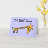 GELIJKSTROOM de grappige Giraffe wordt goed Kaart (Gele Bloem)