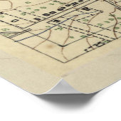  gelijkstroomkaart Anacostia (1892) Poster (Hoek)